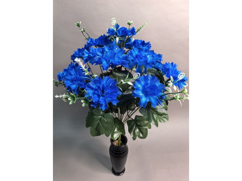 Букет ритуальный василька С89