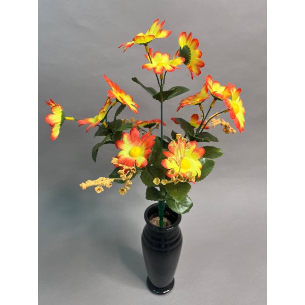 Букет ритуальный цветов искусственных А18