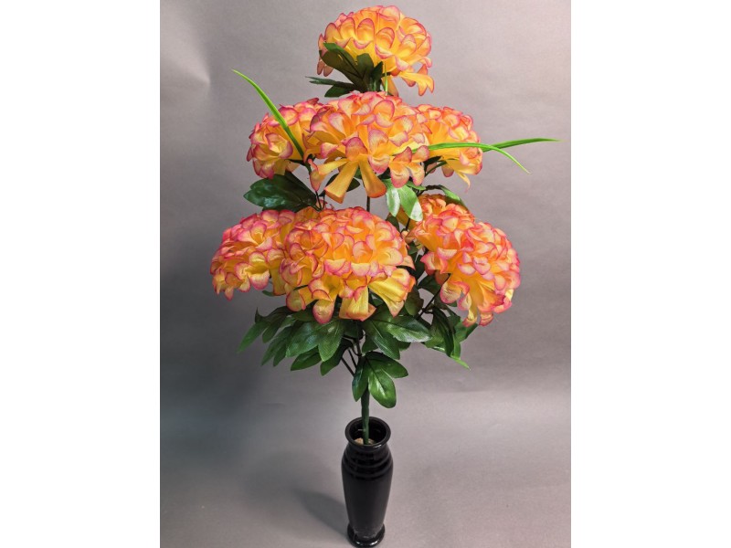 Букет ритуальный хризантем С99/1