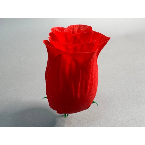 Роза бутон ткань 96