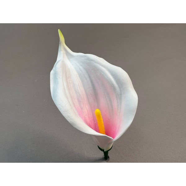 Калла латексная рифленая малая ритуальная 5 (с комплектом для сборки)