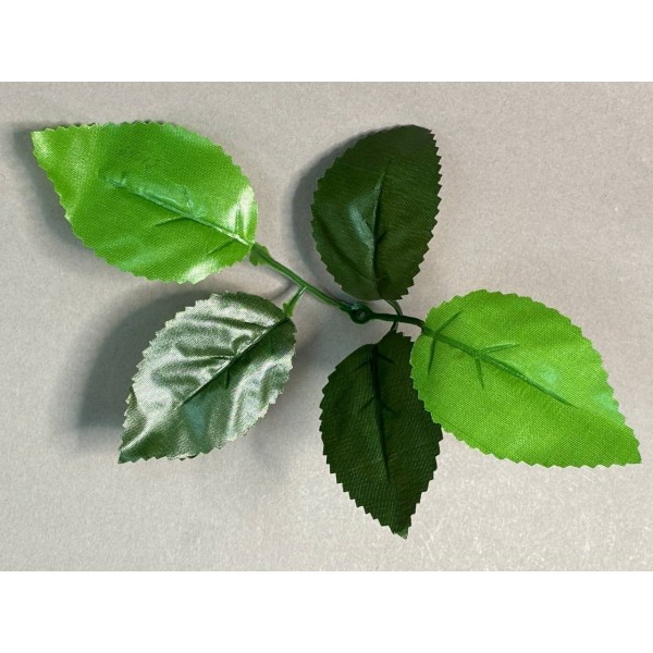 64.112 Лист розы 5-ка двухцветный