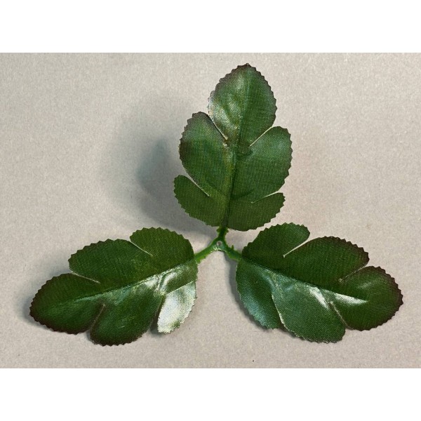 64.272 Лист хризантемы ритуальный 3ка с коричневым кантом