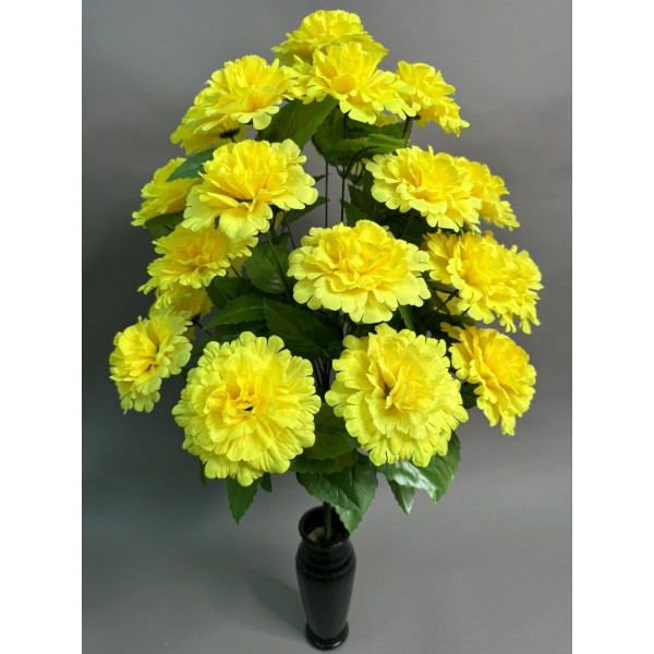 Букет ритуальный гвоздики декоративной С109