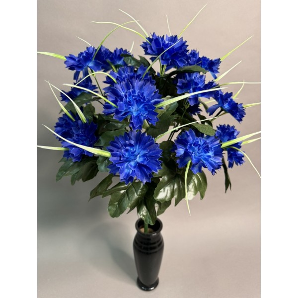 Букет ритуальный василька С89