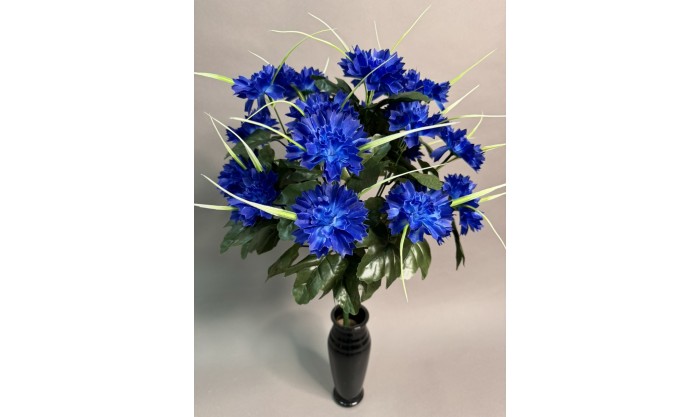 Букет ритуальный василька С89/27