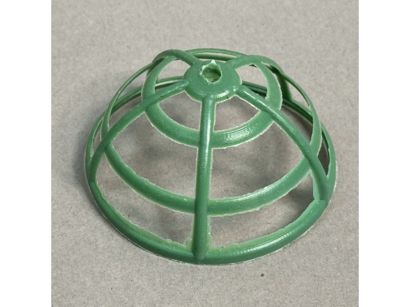 Корзинка №4 зелёная 76.161 (фурнитура для искусственных цветов)  (в 1 кг - 1010 шт)