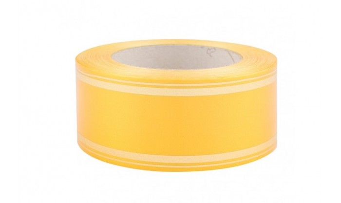 Лента глянцевая  с золотой полосой 5/50 159